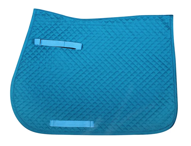 QHP Shetland Saddle Pad in Sky Blue